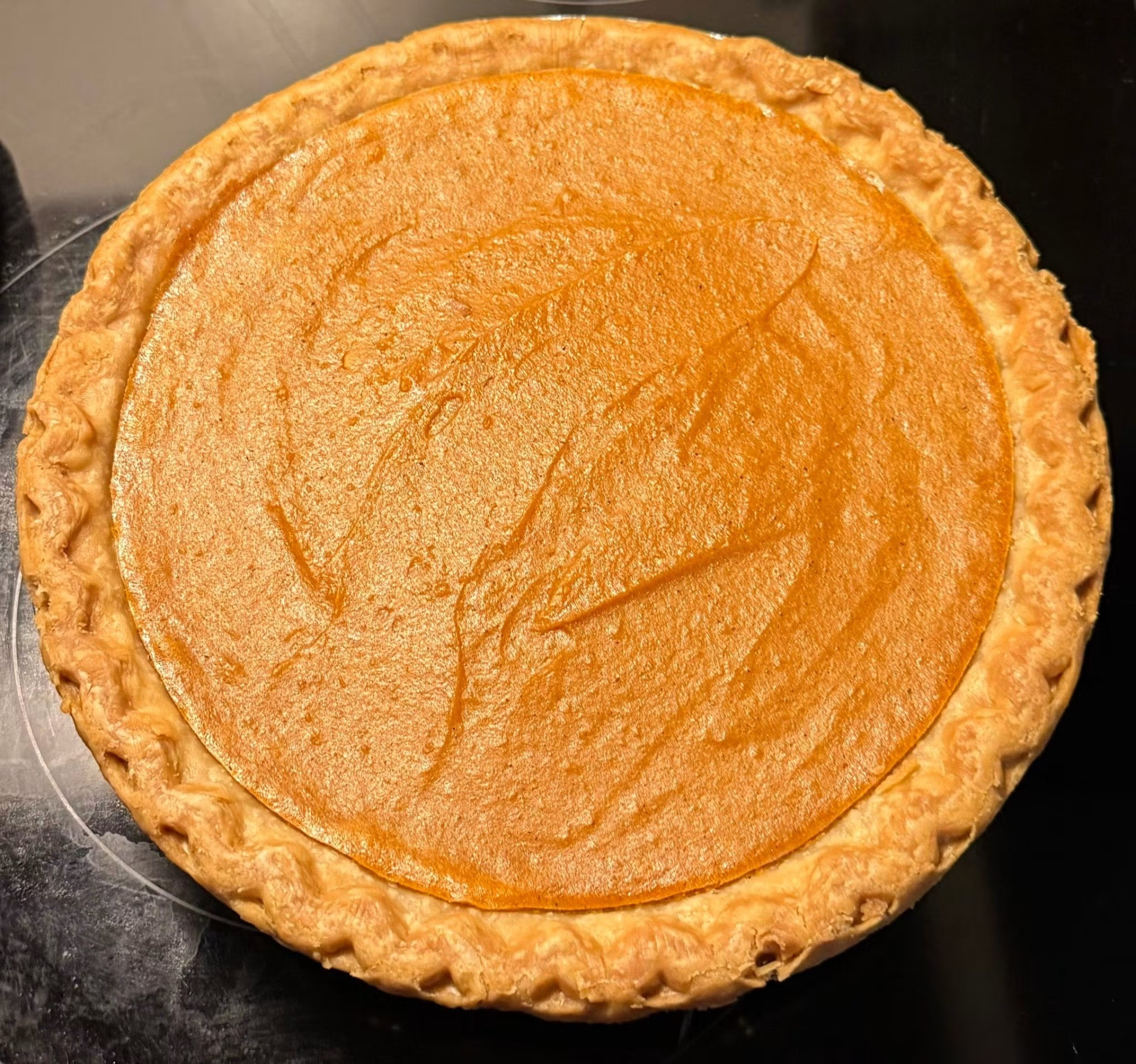 Homemade sweet potato pie