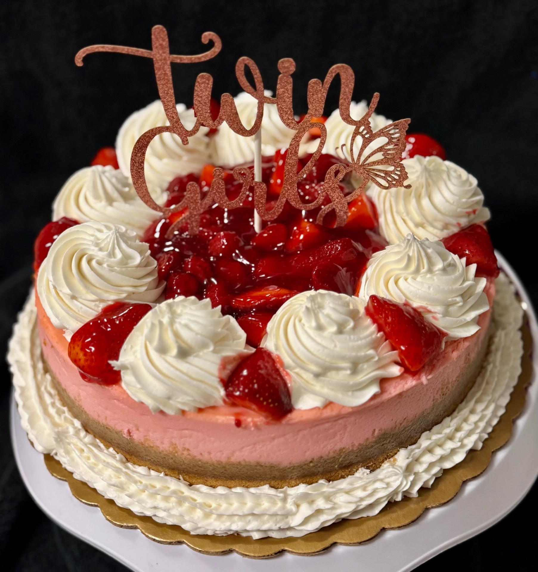 Strawberry cheesecake — Twin Girls