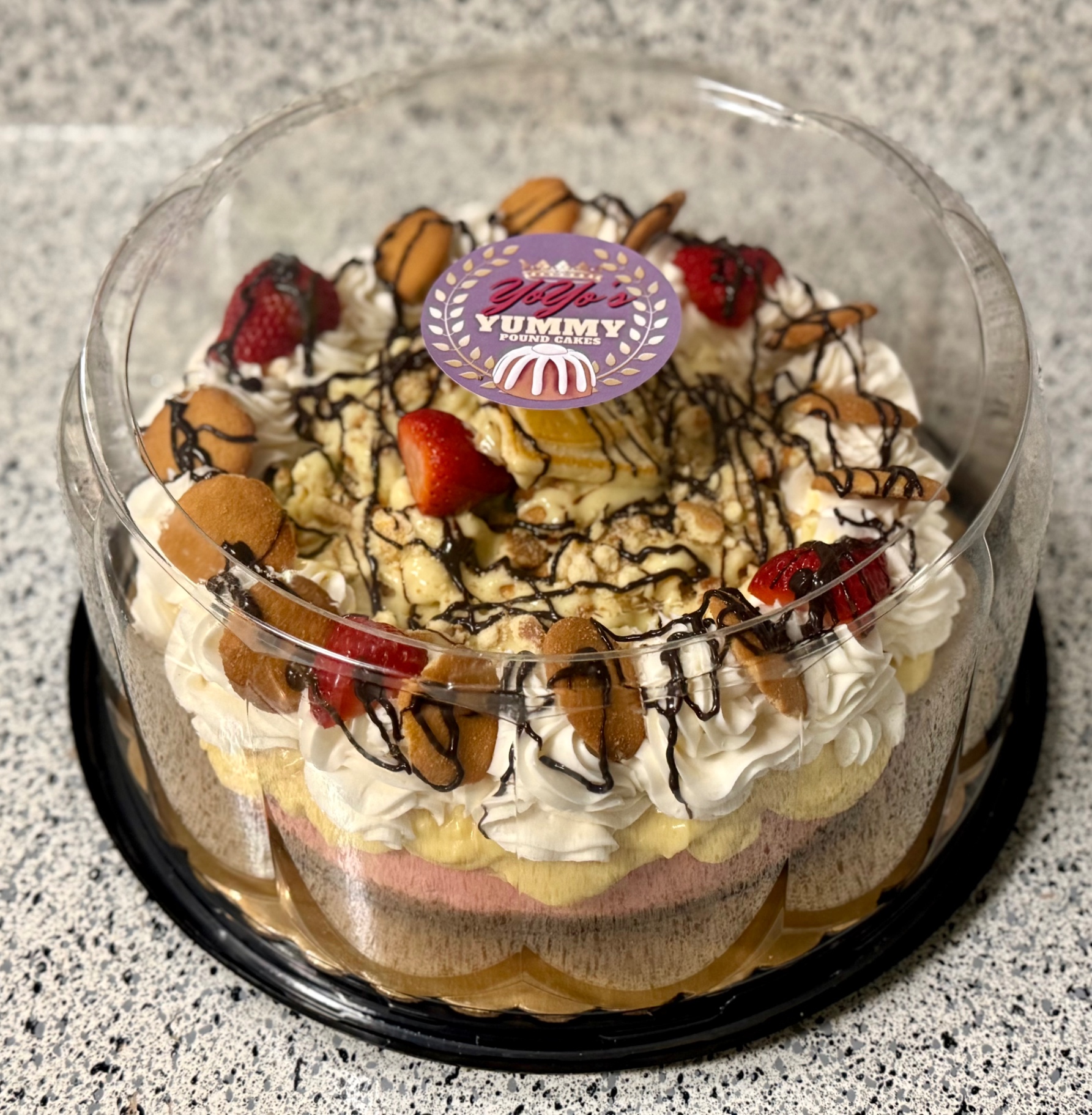 Banana pudding pound cake
