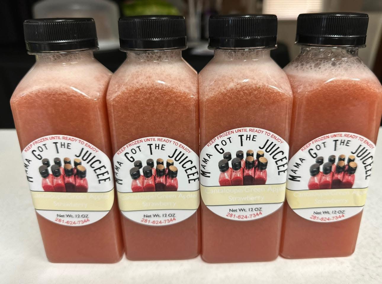Cantaloupe/Green Apple/Strawberry bottles